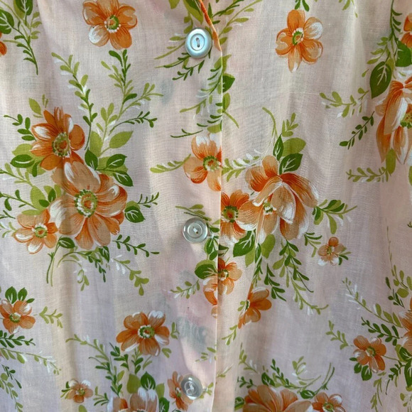 Vintage Kari of California Long Sleeve Floral Smock/Blouse‎ - Picture 4 of 6